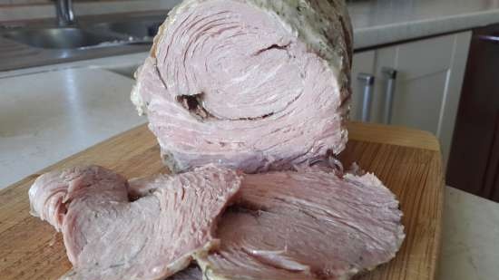 Homemade ham (collection of recipes for a ham maker)