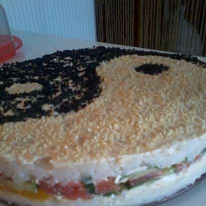 Pastel de sushi