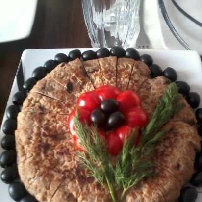 Cutlet casserole with prunes Waiting for the holiday