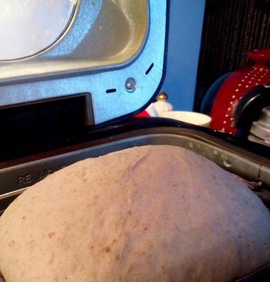 Dough patties with oatmeal and rye flour