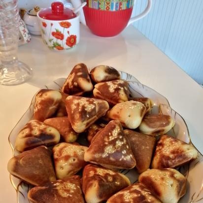 Focaccia con panna acida (ricetta GOST)