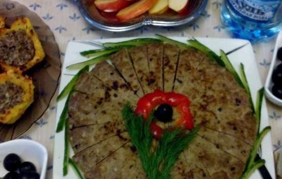 Cutlet casserole with prunes Waiting for the holiday