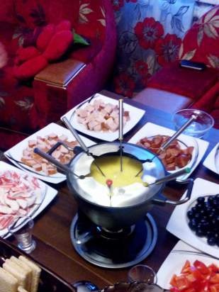 Raclette, fonduta