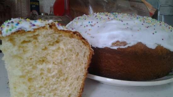 Kulich con Myasoedovskaya en el horno (clase magistral)