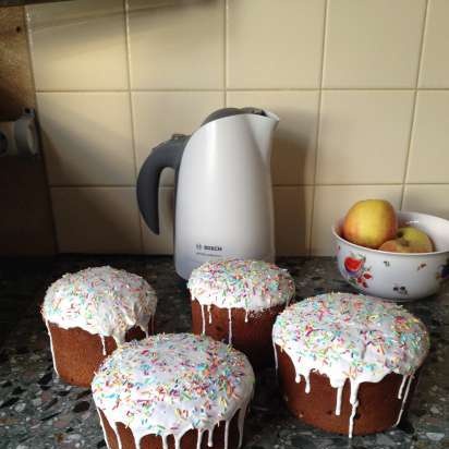 Kulich con Myasoedovskaya en el horno (clase magistral)