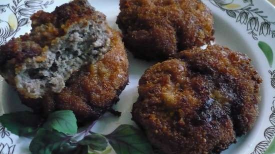 Minced meat chops