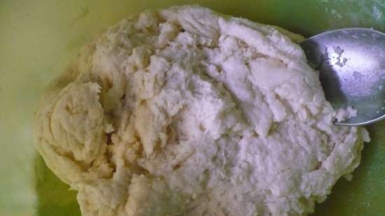 Yeast-free dough on kefir for quick cakes and pizza