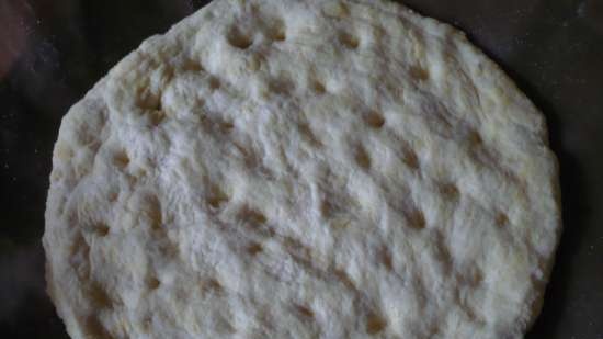 Yeast-free dough on kefir for quick cakes and pizza