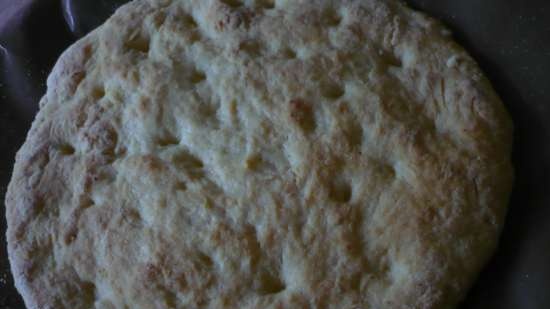 Yeast-free dough on kefir for quick cakes and pizza