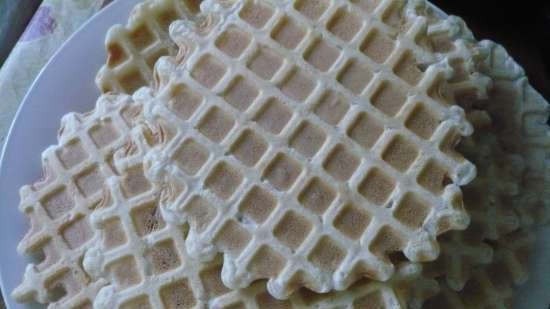 Waffles de pan simples