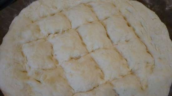 Yeast-free dough on kefir for quick cakes and pizza