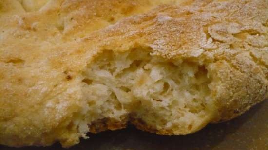 Yeast-free dough on kefir for quick cakes and pizza