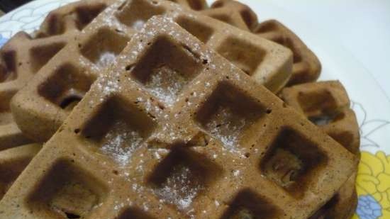 Waffle al papavero (piastra per cialde Gfgrill GF-020 Waffle Pro)