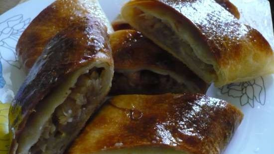 Strudel de masa de cuajada (clase magistral)