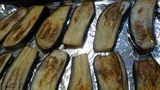 Aubergine met paneermeel (oven)