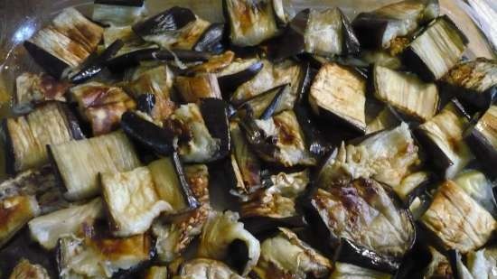 Aubergine met paneermeel (oven)