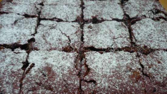 Brownie van gekookte biet (magere optie)