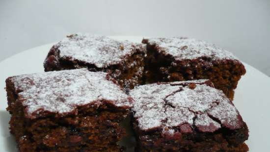 Brownie de remolatxa bullida (opció magra)