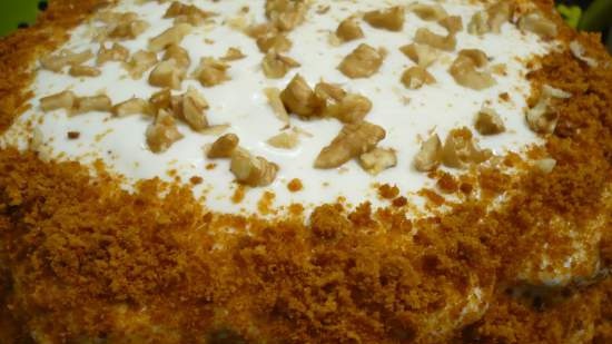 Torta al miele veloce dall'impasto sfuso (opzioni di cottura in diversi dispositivi)