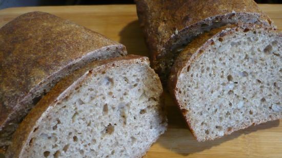 Pane notturno svedese Lenivka (senza impastare)