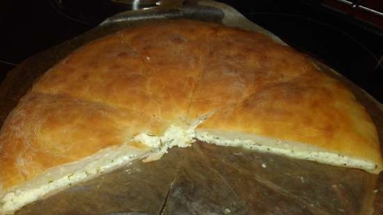 Mga Ossetian pie (recipe)