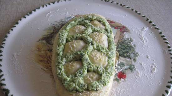 Braids with cheese and herbs (electric oven)