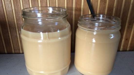 Homemade condensed milk