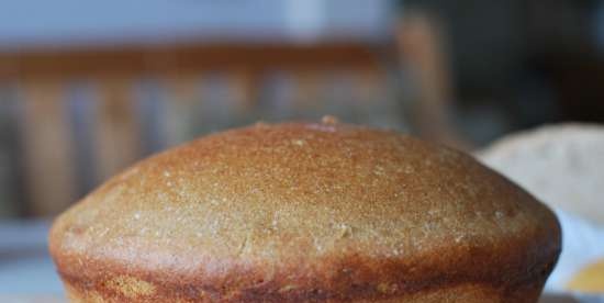 Pane di segale di grano con lievito naturale di segale.