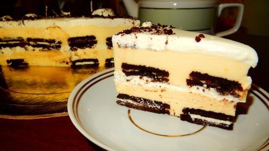 Oreo-tiramisu cake