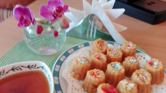 Halva made from corn flour