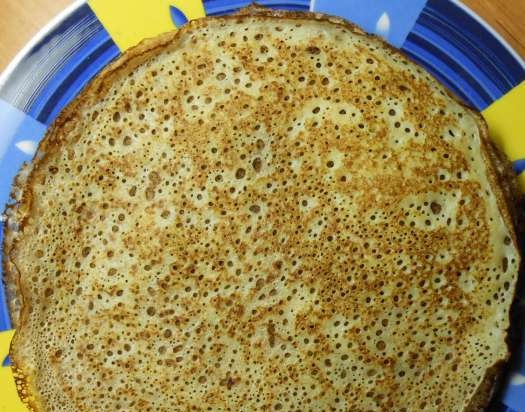 Vla pannenkoeken met kefir