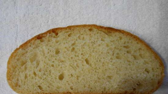 Artisanal bread without kneading