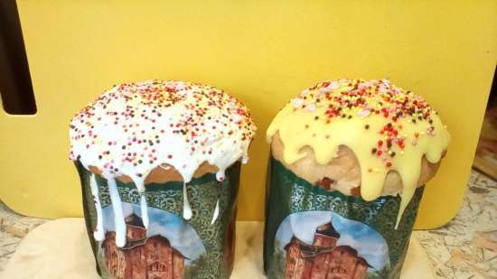 Kulich con Myasoedovskaya en el horno (clase magistral)