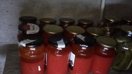 Succo di pomodoro per l'inverno