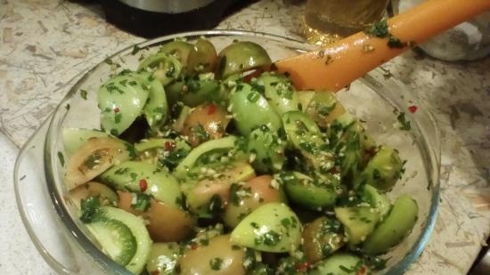 Antipasto di pomodoro verde