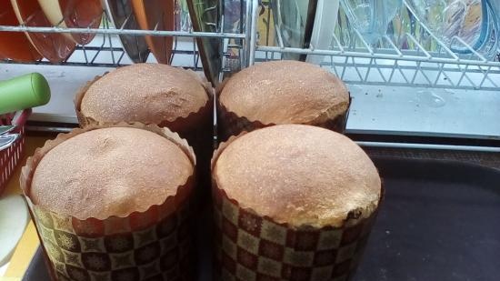 Kulich con Myasoedovskaya en el horno (clase magistral)