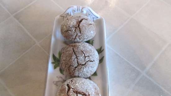 Chickpea and bird cherry cookies