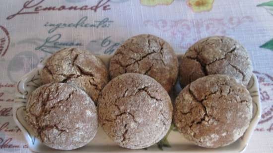 Chickpea and bird cherry cookies