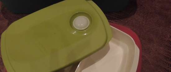 Plastic dishes Tupperware - reviews