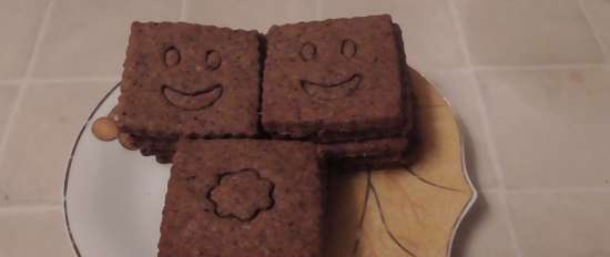 Galletas de centeno con salvado y café magro (horno Rommelsbacher BG 1650)