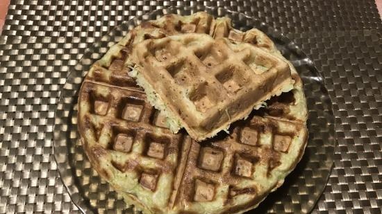 Bánh quế Zucchini in waffle iron GF-020 Waffle Pro