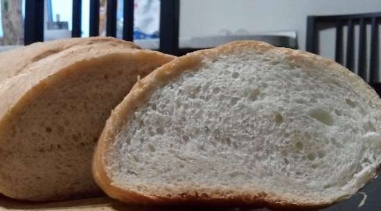 Cold fermented wheat bread