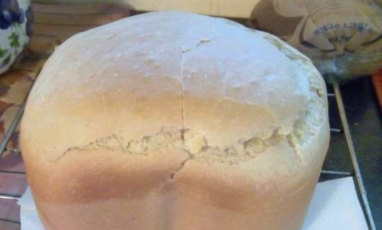 Il pane bianco più semplice a base di farina di frumento