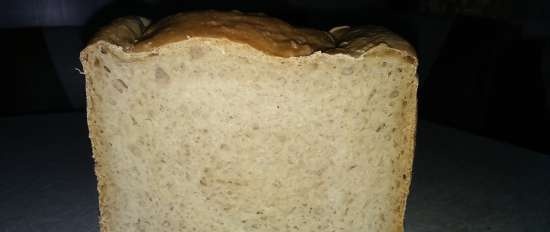 Pane di grano "Lacy" con lievito madre