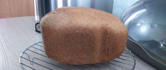 Pane di segale Senza niente (forno, macchina per il pane, pentola a cottura lenta)