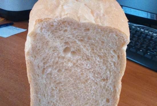 French sourdough bread in a bread maker