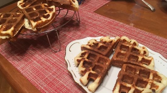 Vafle z tvarohu od I. Lazersona ve vaflovači Gfgrill GF-020 Waffle Pro