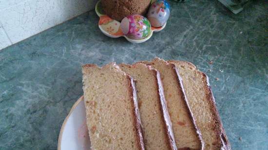 Torta montata in una macchina per il pane (opzione 2)