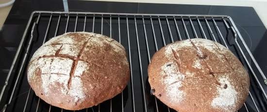 Pane di segale di grano con lievito naturale Dessert