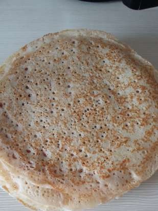 Pannenkoeken op soezendeeg met griesmeel